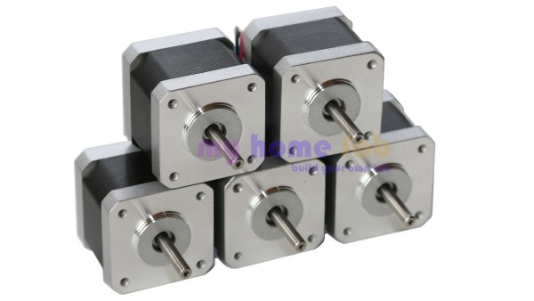 Set 5x NEMA 17 stepper motors - 4000g*cm