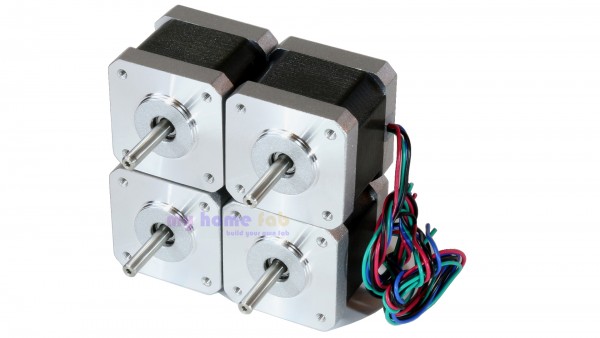 Set 4x NEMA 17 stepper motor - 4000g*cm